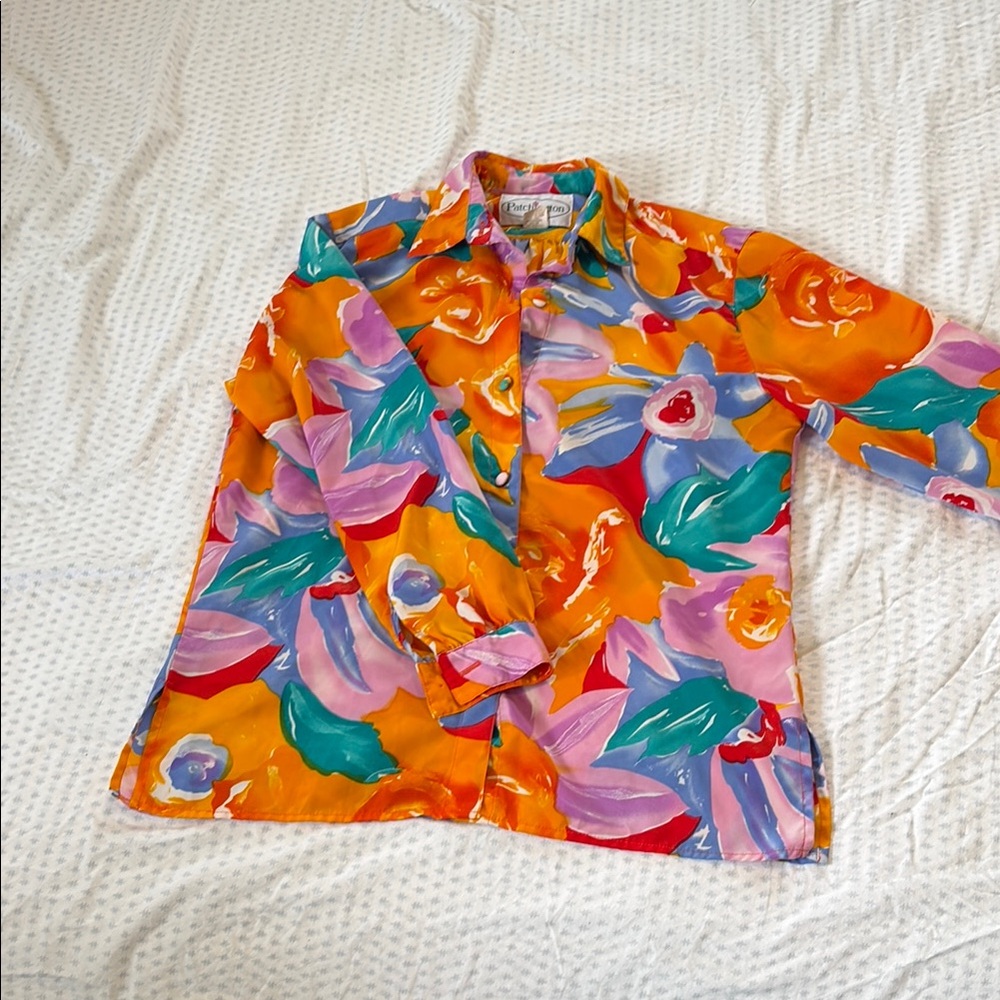 Patchington Colorful Floral Blouse